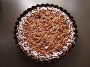 Pecan pie--this one's too nice to be mine!