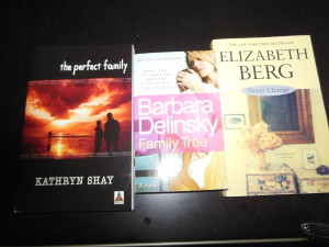 More from my shelves: authors Kathryn Shay, Barbara Delinsky and Elizabeth Berg.